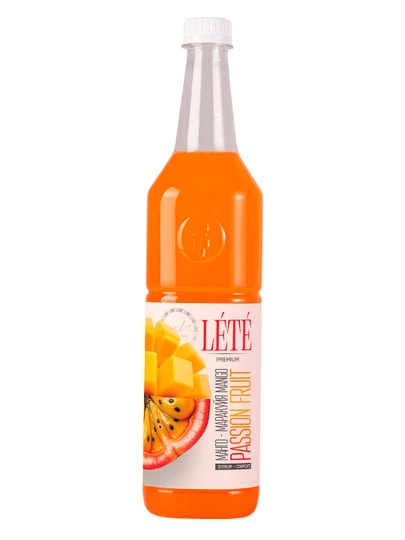 LETE - syrup for hot and cold drinks 1l. (Passion-friut)