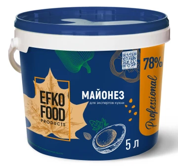 EFKO FOOD - майонез PROFESSIONAL 78% (3литр/ведро) (Россия)