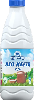 MUSAFFO - био кефир 2,5% 900гр (8шт в блок.) (Узбекистан)