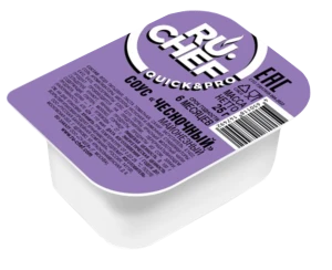 RU-CHEF - garlic sauce 25g (120pcs per box) (Russia)