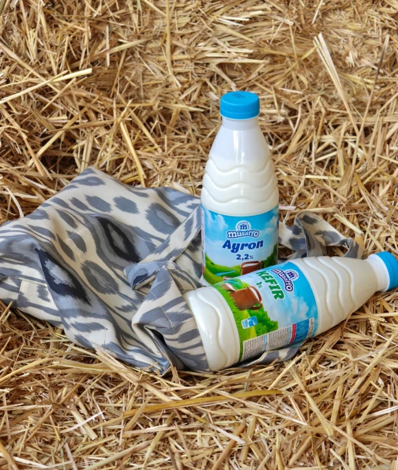 MUSAFFO - ayran 2.2% 450\ 900g (12\8pcs per unit) (Uzbekistan)