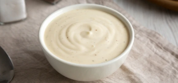 RU-CHEF - white pizza sauce 1kg (bulk) (4 pcs per box) (Russia)