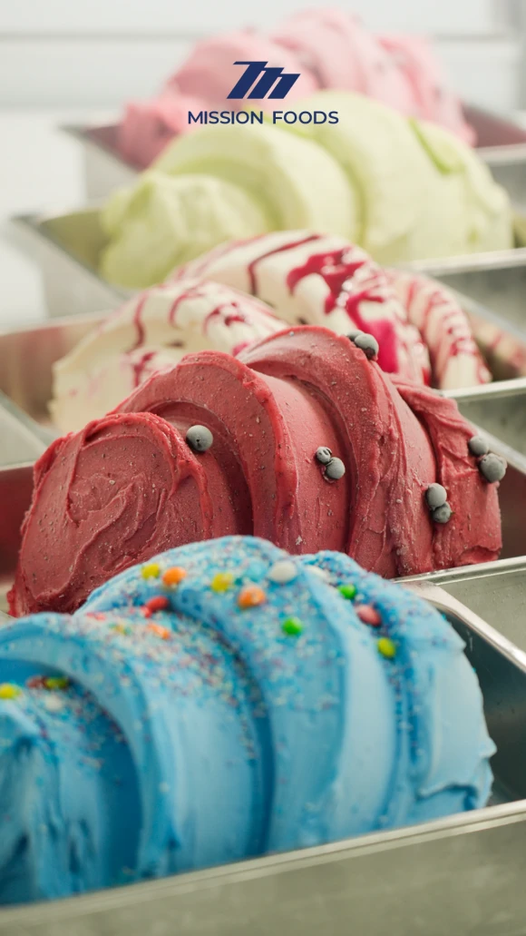 Итальянское мороженое Gelatto в лотках 