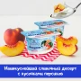 Йогурт с кусочками персика Мусаффо, 110 г (16 штук в упаковке) (Узбекистан)