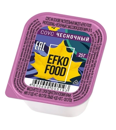 Efko Food kompaniyasining dip-potidagi sarimsoq sousi