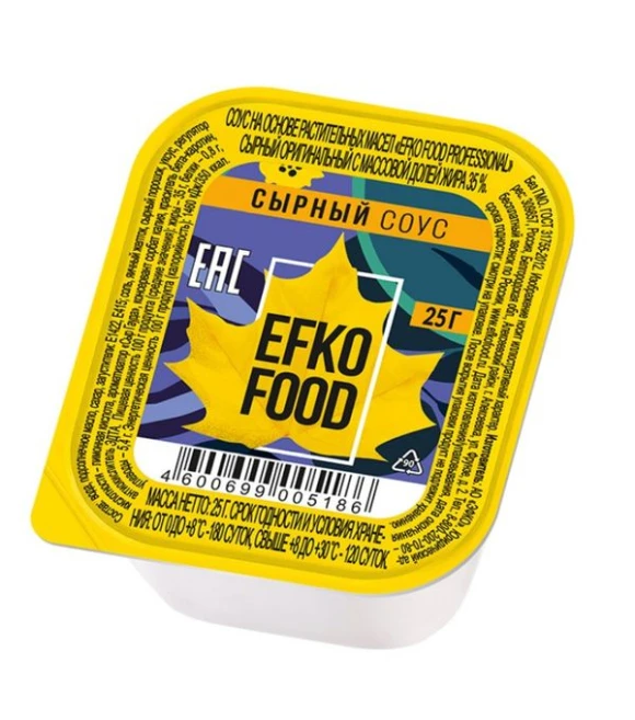 Efko Food kompaniyasining dip-potidagi pishloqli sous