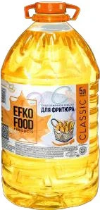 Fritöz uchun Efko Food Classic kungaboqar yog'i 5 l