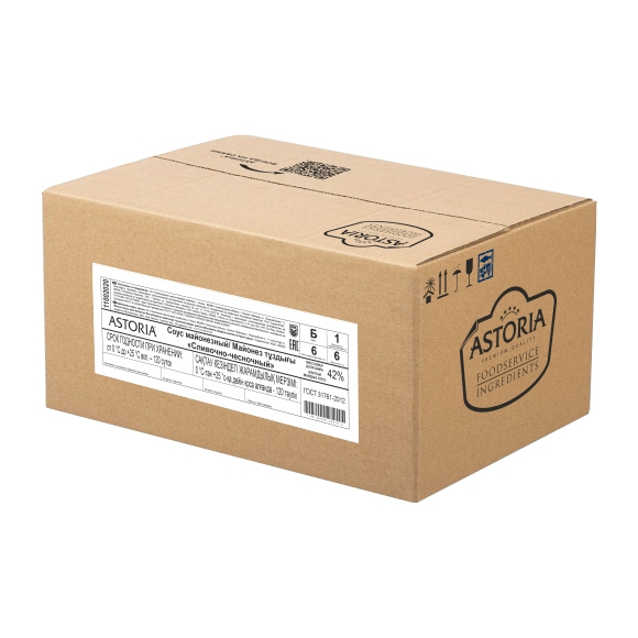 Майонезный соус Астория Хорека сливочно-чесночный балк 1кг 42%