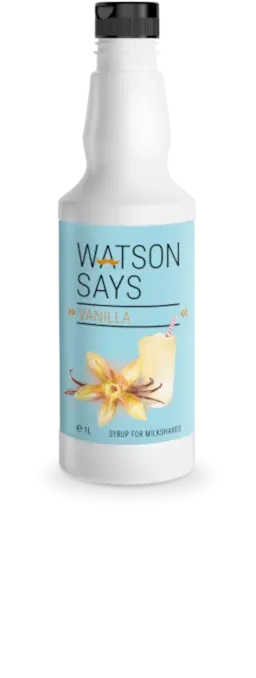 Watson says vanilla-flavored milk cocktail syrup