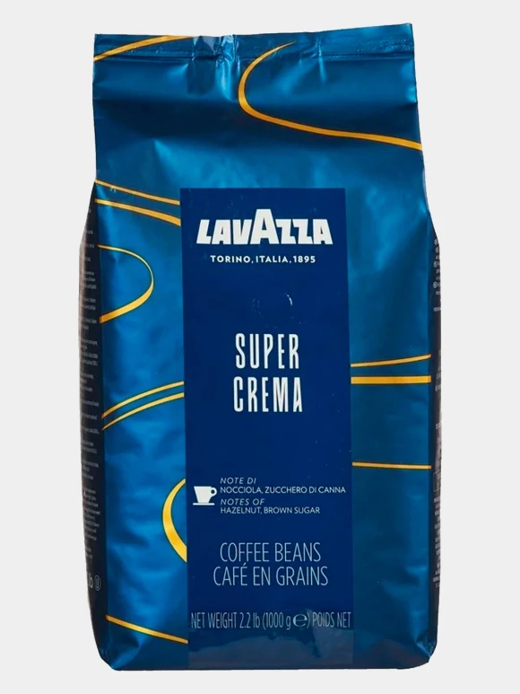 Qahva donasi 1 kg. Lavazza / Super Crema